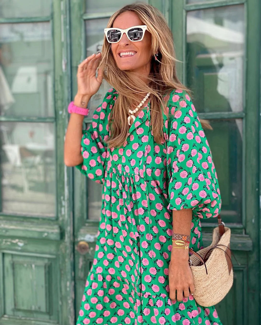 Sommerkleid mit Blumenmuster – Luftig, leicht & farbenfroh