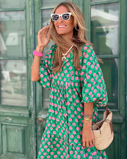 Sommerkleid mit Blumenmuster – Luftig, leicht & farbenfroh